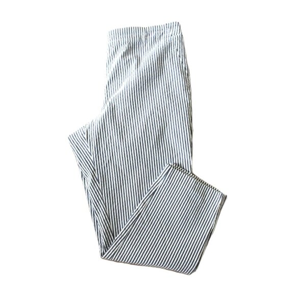 JONES NEW YORK Striped Nautical Stretchy Warm-Weather Cropped Pants (16W) - Picture 10 of 10